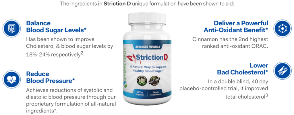 StrictionD Advanced Formula For Diabetes