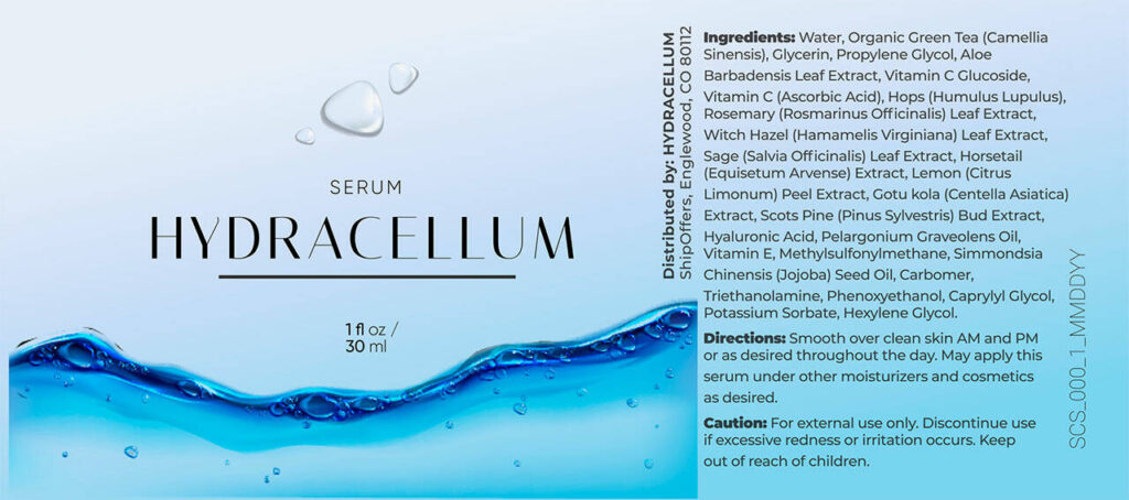 hydracellum ingredients label