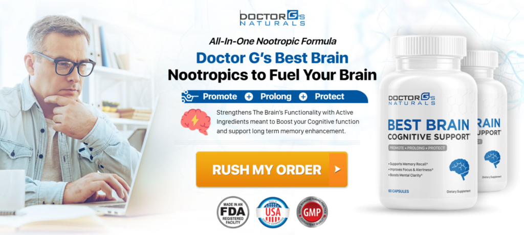 Buy Doctor G Best Brain Cognitive Support here