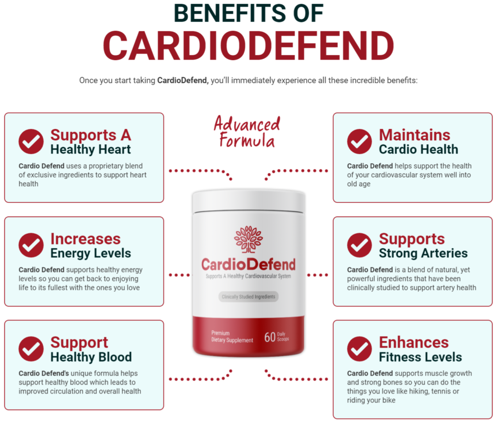 Cardio Defend Benefits